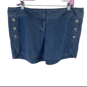 The Limited Chambray Shorts